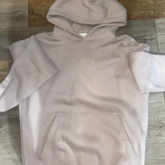 Men's Beige Sweatpants and Hoodie Set - Picture 5 of 7